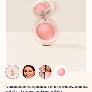 Rare Beauty No. Cheer Baked Blush - Peachy Pink-Color is CHEER